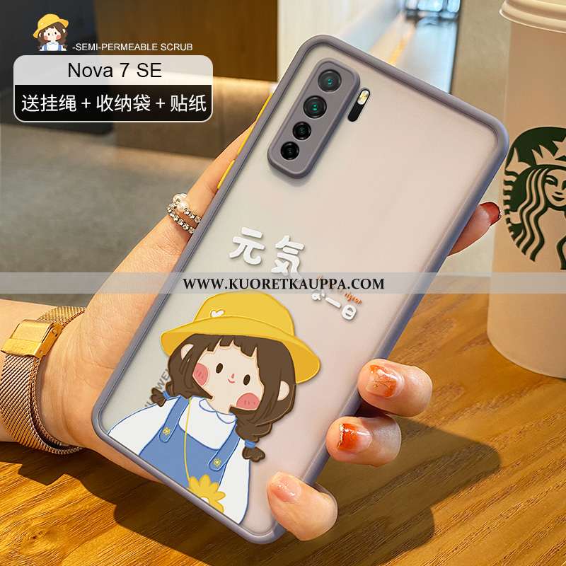 Kuori Huawei P40 Lite 5g, Kuoret Huawei P40 Lite 5g, Kotelo Huawei P40 Lite 5g Läpinäkyvä Pesty Sued