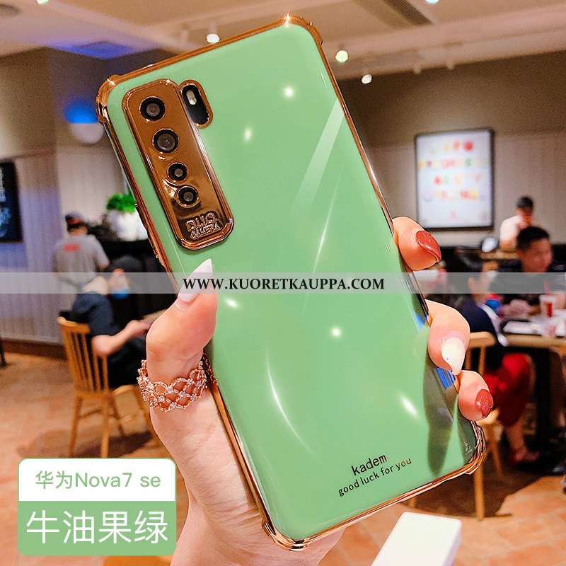 Kuori Huawei P40 Lite 5g, Kuoret Huawei P40 Lite 5g, Kotelo Huawei P40 Lite 5g Silikoni Suojaus Vihr