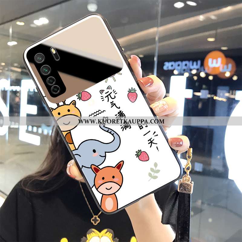 Kuori Huawei P40 Lite 5g, Kuoret Huawei P40 Lite 5g, Kotelo Huawei P40 Lite 5g Suojaus Lasi Valkoine