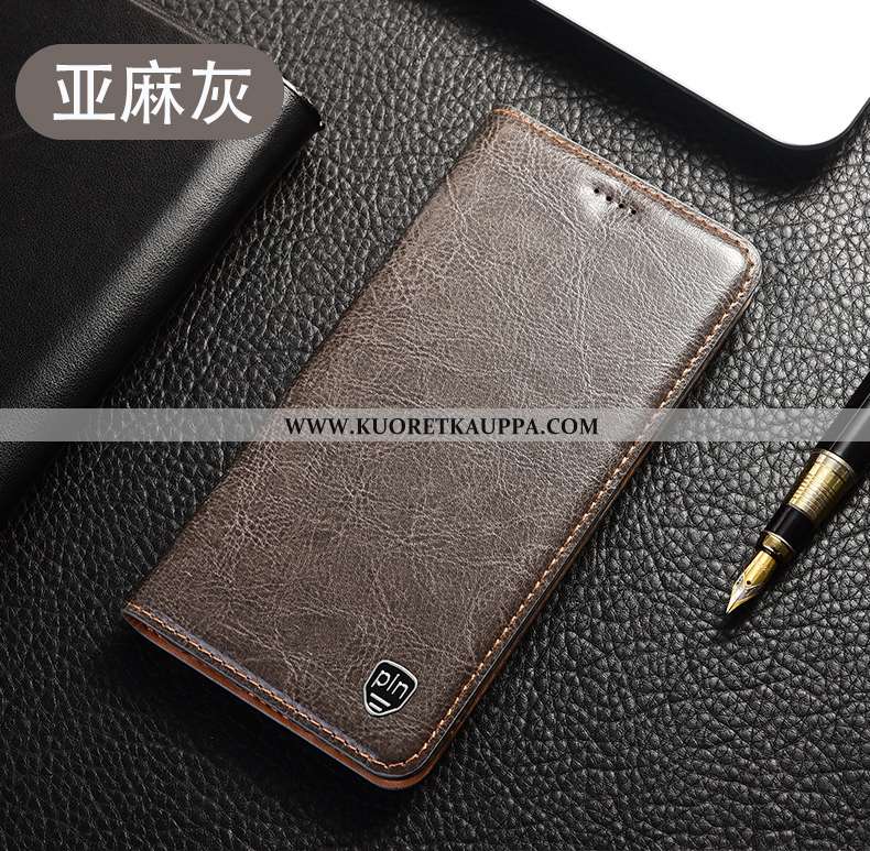 Kuori Huawei P40 Lite E, Kuoret Huawei P40 Lite E, Kotelo Huawei P40 Lite E Kukkakuvio Suojaus Nahka