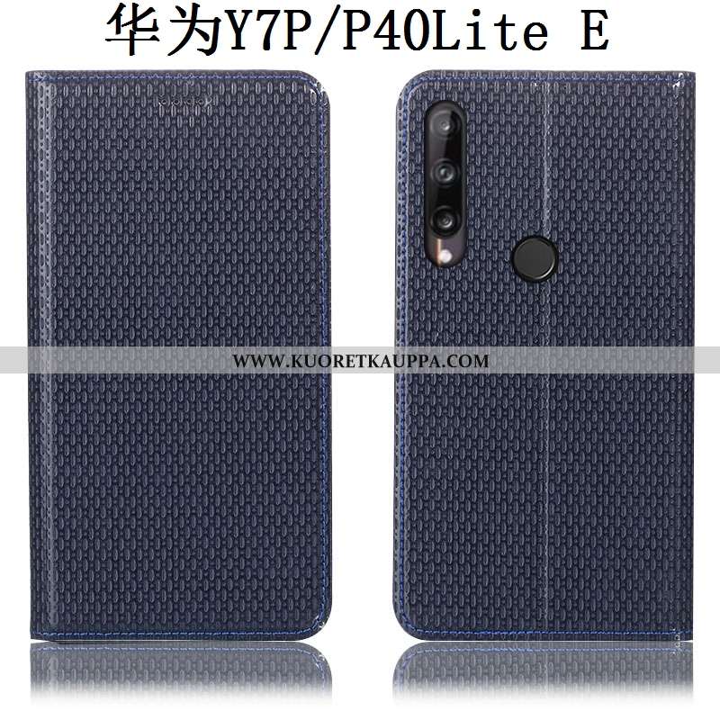 Kuori Huawei P40 Lite E, Kuoret Huawei P40 Lite E, Kotelo Huawei P40 Lite E Kukkakuvio Suojaus Nahka