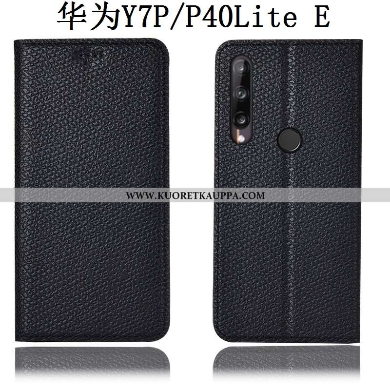 Kuori Huawei P40 Lite E, Kuoret Huawei P40 Lite E, Kotelo Huawei P40 Lite E Kukkakuvio Suojaus Tumma