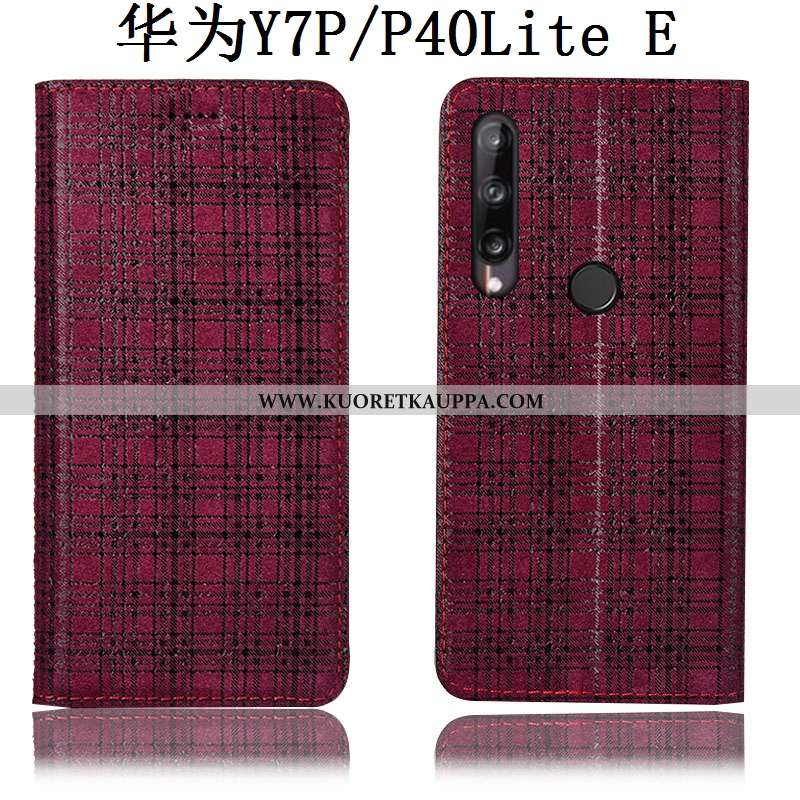 Kuori Huawei P40 Lite E, Kuoret Huawei P40 Lite E, Kotelo Huawei P40 Lite E Nahkakuori Kukkakuvio Su