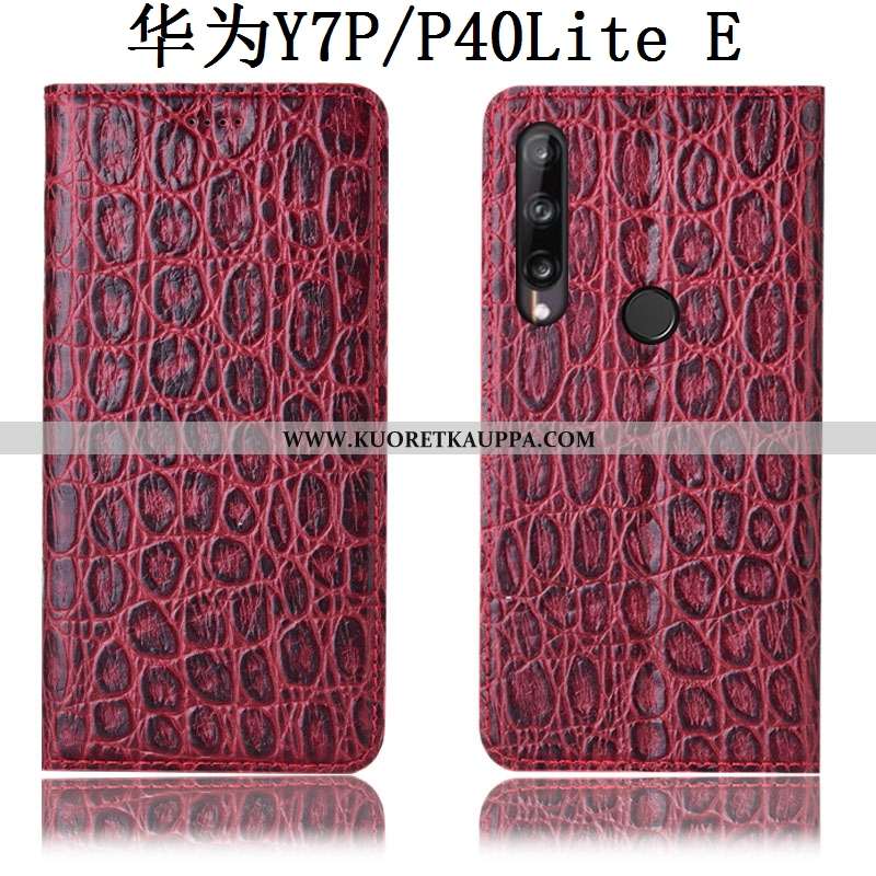 Kuori Huawei P40 Lite E, Kuoret Huawei P40 Lite E, Kotelo Huawei P40 Lite E Nahkakuori Kukkakuvio Vi