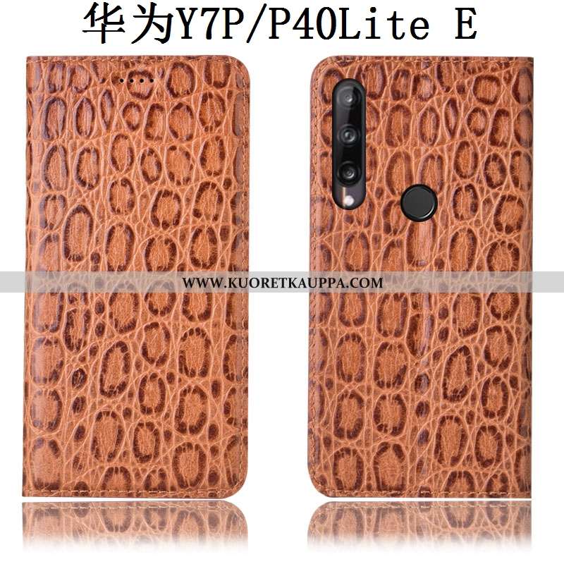 Kuori Huawei P40 Lite E, Kuoret Huawei P40 Lite E, Kotelo Huawei P40 Lite E Nahkakuori Kukkakuvio Vi