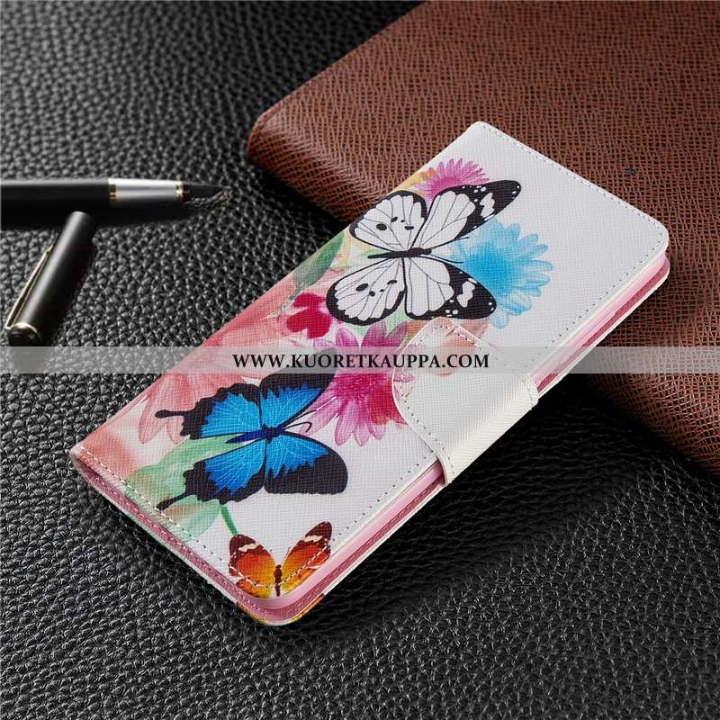 Kuori Huawei P40 Lite E, Kuoret Huawei P40 Lite E, Kotelo Huawei P40 Lite E Nahkakuori Suojaus Maala