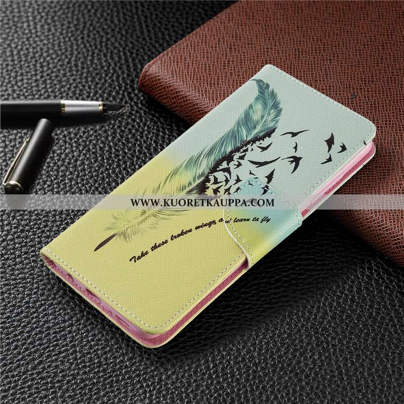 Kuori Huawei P40 Lite E, Kuoret Huawei P40 Lite E, Kotelo Huawei P40 Lite E Nahkakuori Suojaus Maala