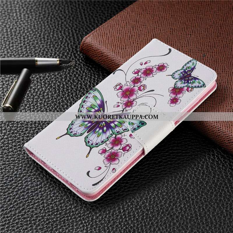 Kuori Huawei P40 Lite E, Kuoret Huawei P40 Lite E, Kotelo Huawei P40 Lite E Nahkakuori Suojaus Sinin