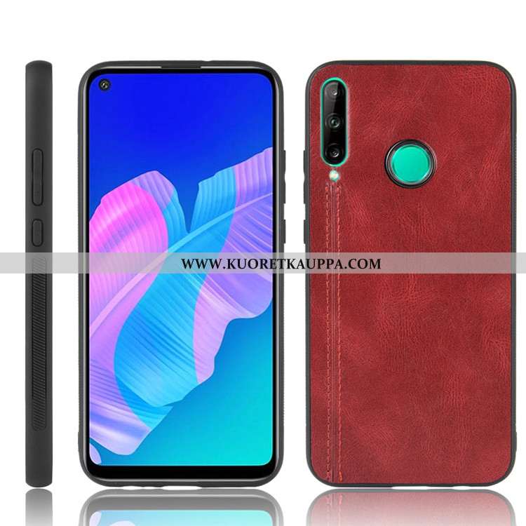 Kuori Huawei P40 Lite E, Kuoret Huawei P40 Lite E, Kotelo Huawei P40 Lite E Suojaus Nahka Kova Puhel