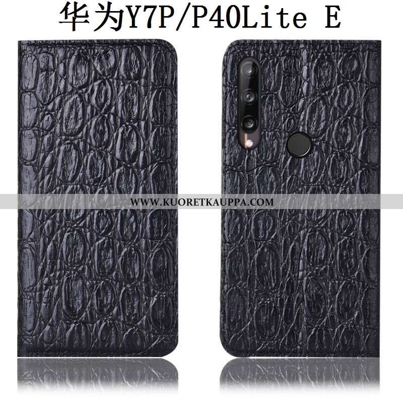 Kuori Huawei P40 Lite E, Kuoret Huawei P40 Lite E, Kotelo Huawei P40 Lite E Suojaus Nahkakuori Viini
