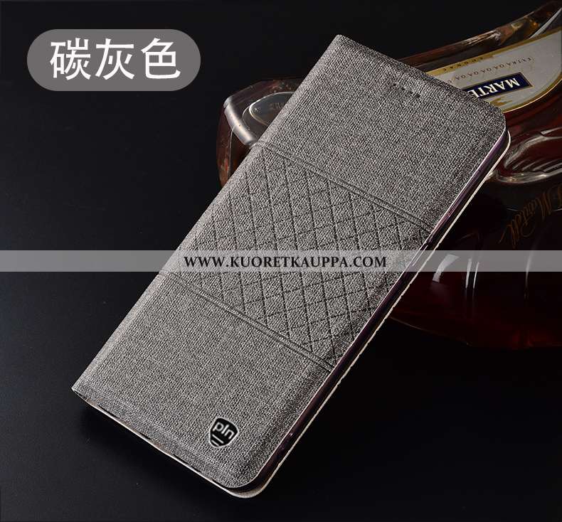 Kuori Huawei P40 Lite E, Kuoret Huawei P40 Lite E, Kotelo Huawei P40 Lite E Suojaus Pellava Ruudukko