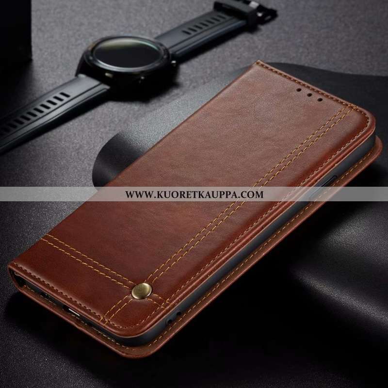 Kuori Huawei P40 Lite, Kuoret Huawei P40 Lite, Kotelo Huawei P40 Lite Nahkakuori Liiketoiminta L Nuo