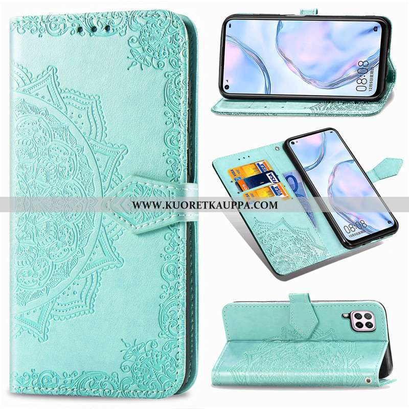 Kuori Huawei P40 Lite, Kuoret Huawei P40 Lite, Kotelo Huawei P40 Lite Nahkakuori Ripustettavat Koris