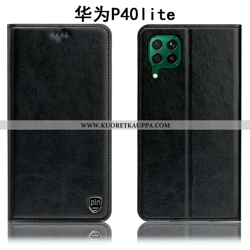 Kuori Huawei P40 Lite, Kuoret Huawei P40 Lite, Kotelo Huawei P40 Lite Suojaus Nahkakuori Puhelimen A