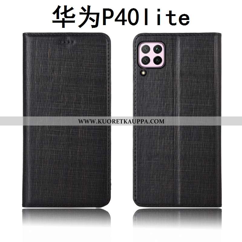 Kuori Huawei P40 Lite, Kuoret Huawei P40 Lite, Kotelo Huawei P40 Lite Suojaus Nahkakuori Uusi Aito N