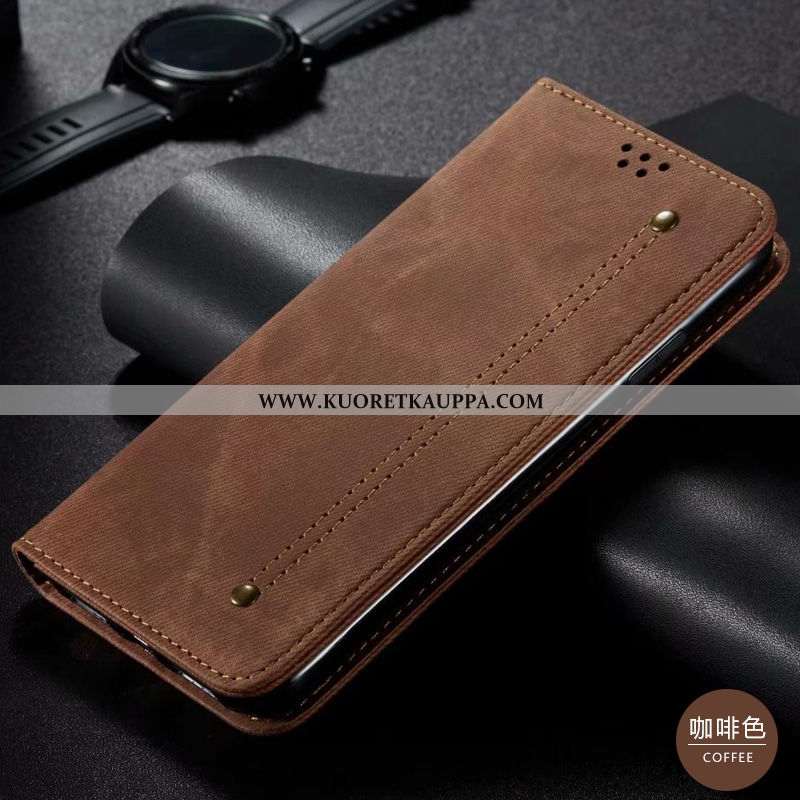 Kuori Huawei P40 Lite, Kuoret Huawei P40 Lite, Kotelo Huawei P40 Lite Tila Kukkakuvio Nuoret Nahkaku