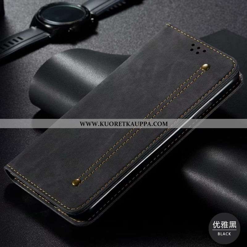 Kuori Huawei P40 Lite, Kuoret Huawei P40 Lite, Kotelo Huawei P40 Lite Tila Kukkakuvio Nuoret Nahkaku