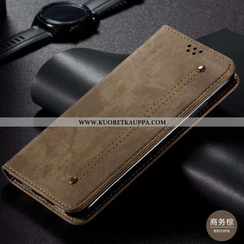 Kuori Huawei P40 Lite, Kuoret Huawei P40 Lite, Kotelo Huawei P40 Lite Tila Kukkakuvio Nuoret Nahkaku