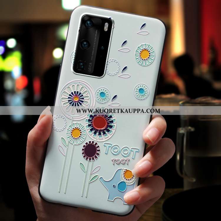 Kuori Huawei P40 Pro, Kuoret Huawei P40 Pro, Kotelo Huawei P40 Pro Ihana Suuntaus Pesty Suede Luova 