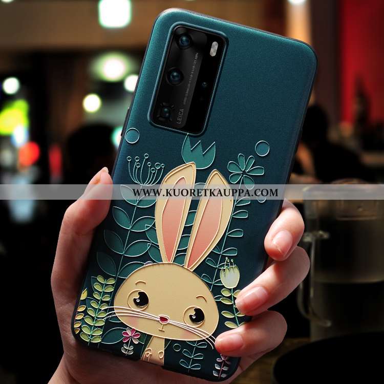 Kuori Huawei P40 Pro, Kuoret Huawei P40 Pro, Kotelo Huawei P40 Pro Ihana Suuntaus Pesty Suede Luova 