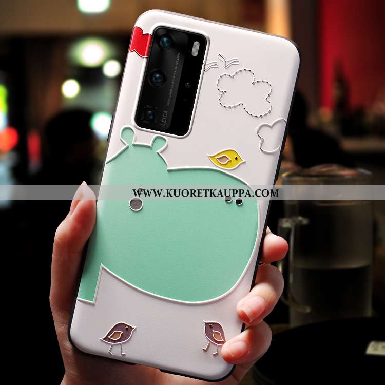 Kuori Huawei P40 Pro, Kuoret Huawei P40 Pro, Kotelo Huawei P40 Pro Ihana Suuntaus Pesty Suede Luova 