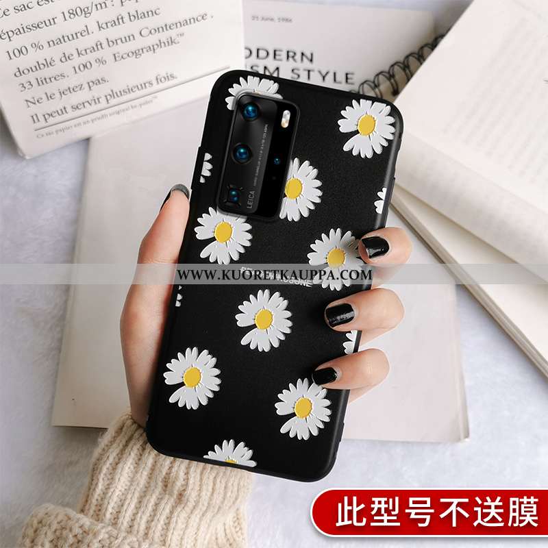Kuori Huawei P40 Pro, Kuoret Huawei P40 Pro, Kotelo Huawei P40 Pro Luova Kohokuviointi Rakastunut Pe