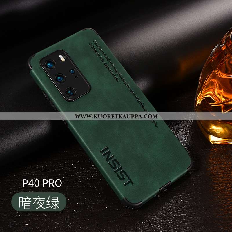 Kuori Huawei P40 Pro, Kuoret Huawei P40 Pro, Kotelo Huawei P40 Pro Nahka Valo Pesty Suede Rakenne Mu