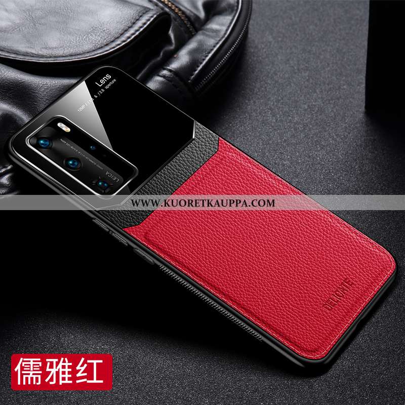 Kuori Huawei P40 Pro, Kuoret Huawei P40 Pro, Kotelo Huawei P40 Pro Pesty Suede Persoonallisuus Murtu