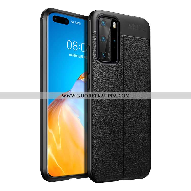 Kuori Huawei P40 Pro, Kuoret Huawei P40 Pro, Kotelo Huawei P40 Pro Suojaus Nahkakuori Suuntaus Ylell