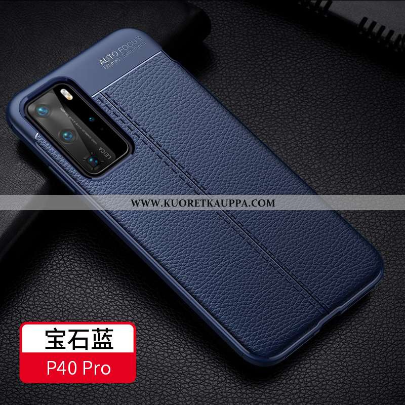 Kuori Huawei P40 Pro, Kuoret Huawei P40 Pro, Kotelo Huawei P40 Pro Suojaus Nahkakuori Suuntaus Ylell