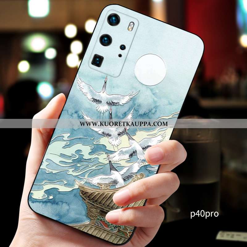 Kuori Huawei P40 Pro, Kuoret Huawei P40 Pro, Kotelo Huawei P40 Pro Suojaus Pesty Suede Kiinalainen T