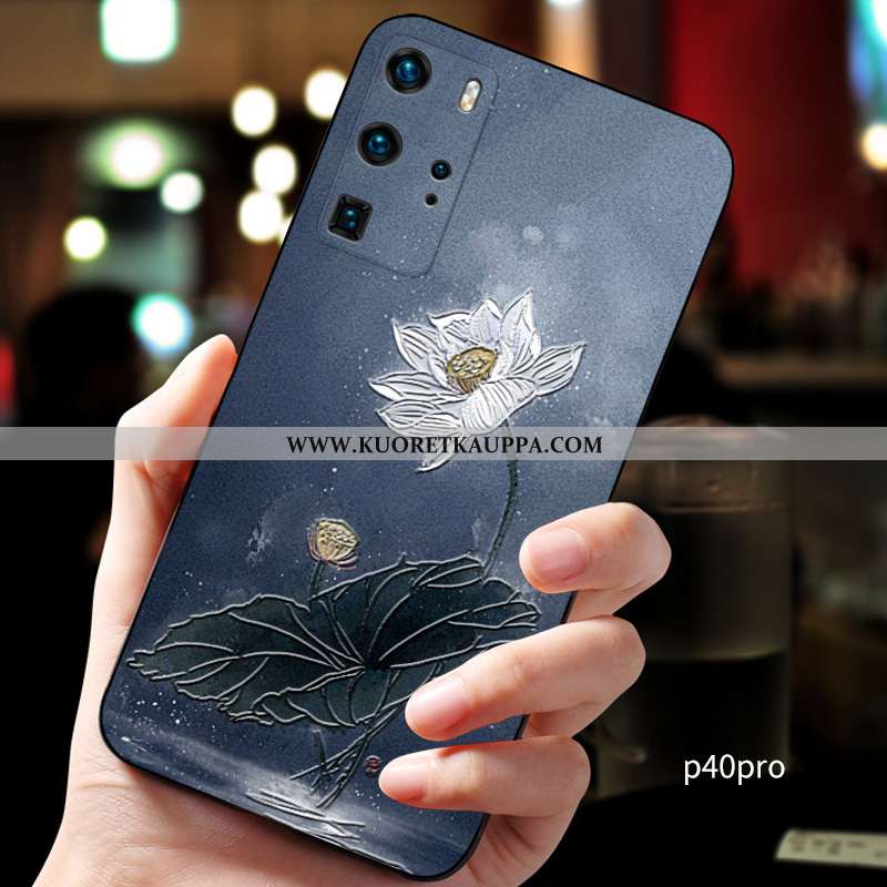Kuori Huawei P40 Pro, Kuoret Huawei P40 Pro, Kotelo Huawei P40 Pro Suojaus Pesty Suede Kiinalainen T