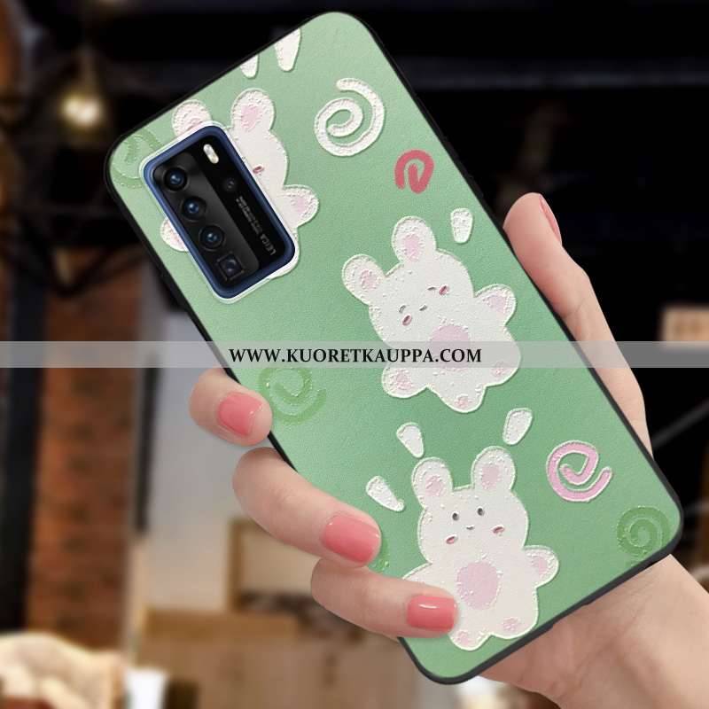 Kuori Huawei P40 Pro, Kuoret Huawei P40 Pro, Kotelo Huawei P40 Pro Suojaus Tila Suuntaus Kukka- Pehm