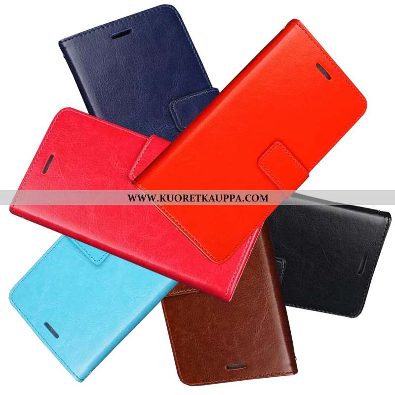 Kuori Huawei Y5 2020, Kuoret Huawei Y5 2020, Kotelo Huawei Y5 2020 Nahkakuori Nahka 2020 Simpukka Sä