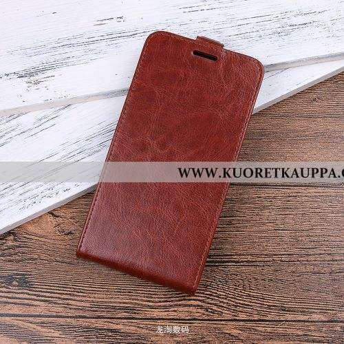 Kuori Huawei Y5 2020, Kuoret Huawei Y5 2020, Kotelo Huawei Y5 2020 Nahkakuori Simpukka 2020 Punainen