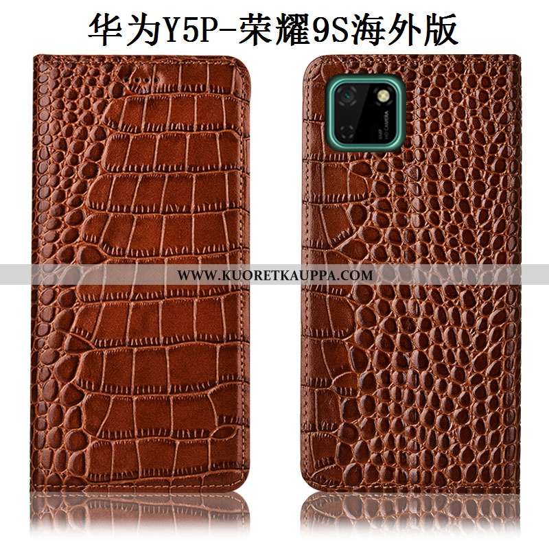 Kuori Huawei Y5p, Kuoret Huawei Y5p, Kotelo Huawei Y5p Aito Nahka Suojaus All Inclusive Puhelimen Ru