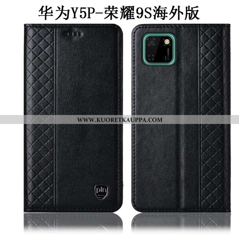 Kuori Huawei Y5p, Kuoret Huawei Y5p, Kotelo Huawei Y5p Aito Nahka Suojaus Murtumaton Puhelimen Kelta