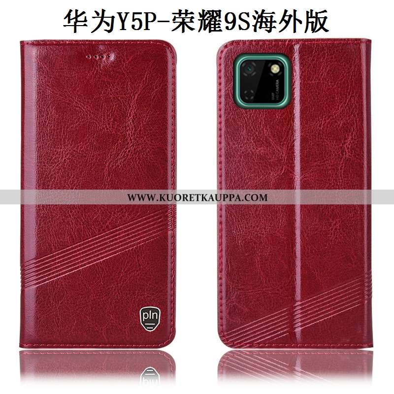 Kuori Huawei Y5p, Kuoret Huawei Y5p, Kotelo Huawei Y5p Aito Nahka Suojaus Puhelimen Murtumaton Ruske
