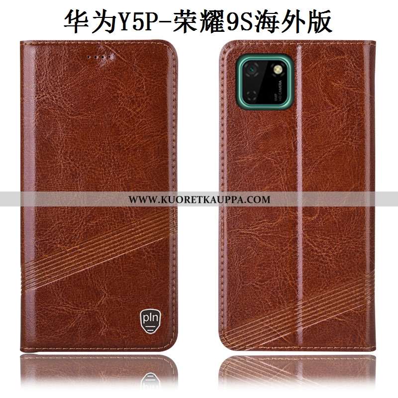 Kuori Huawei Y5p, Kuoret Huawei Y5p, Kotelo Huawei Y5p Aito Nahka Suojaus Puhelimen Murtumaton Ruske