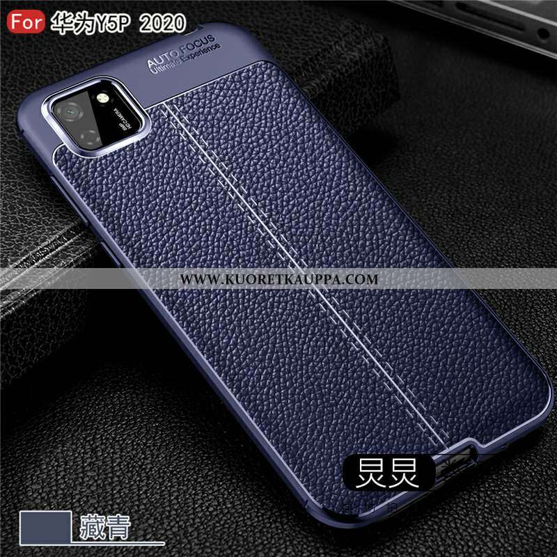 Kuori Huawei Y5p, Kuoret Huawei Y5p, Kotelo Huawei Y5p Kukkakuvio Pehmeä Neste Silikoni Musta Mustat