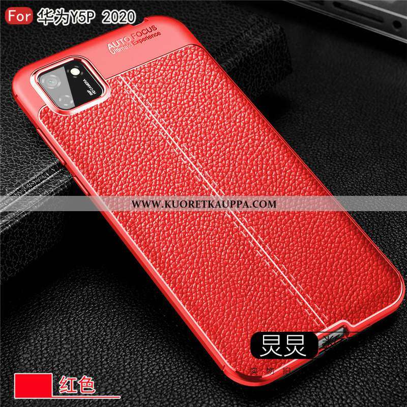 Kuori Huawei Y5p, Kuoret Huawei Y5p, Kotelo Huawei Y5p Kukkakuvio Pehmeä Neste Silikoni Musta Mustat