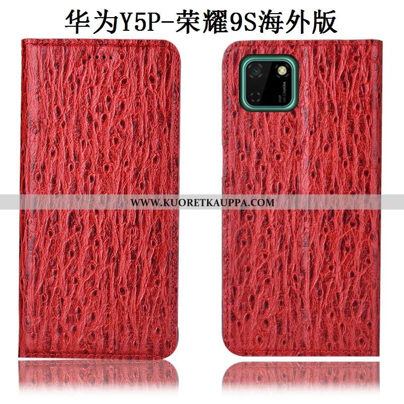 Kuori Huawei Y5p, Kuoret Huawei Y5p, Kotelo Huawei Y5p Nahkakuori Suojaus Lintu Sininen All Inclusiv