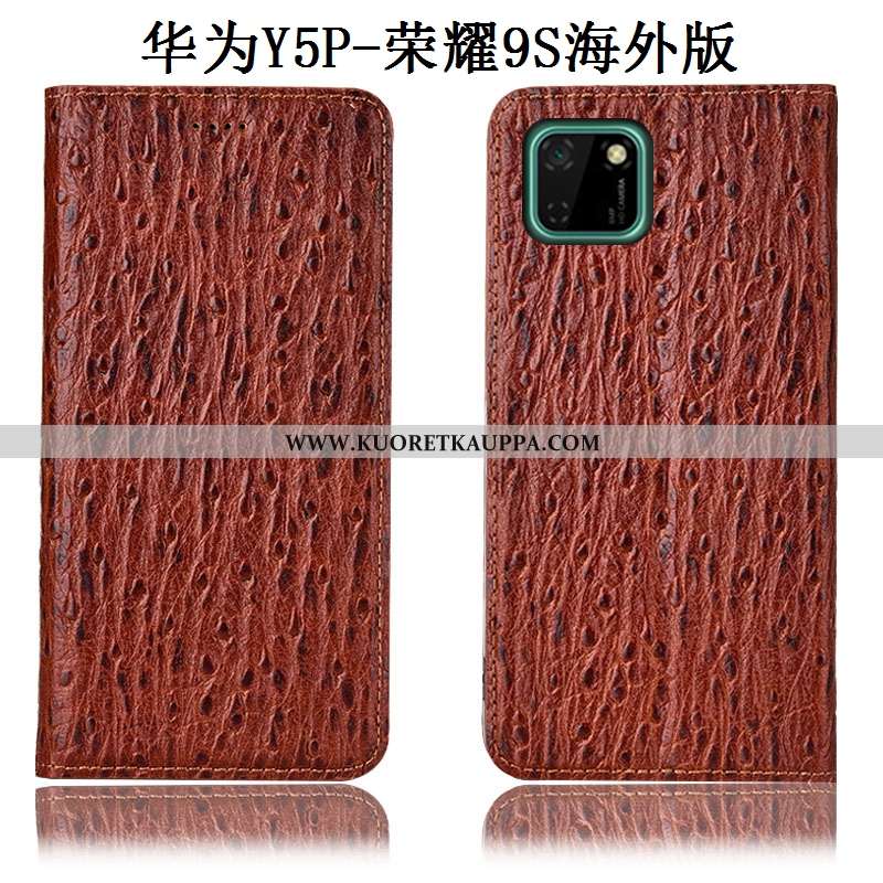 Kuori Huawei Y5p, Kuoret Huawei Y5p, Kotelo Huawei Y5p Nahkakuori Suojaus Lintu Sininen All Inclusiv