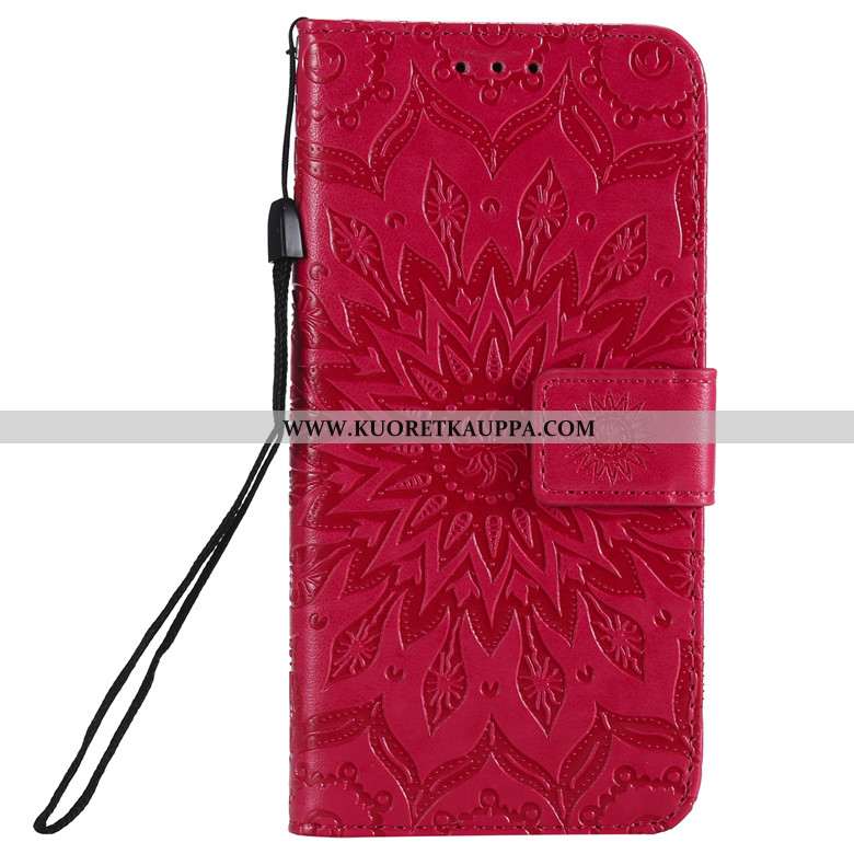 Kuori Huawei Y5p, Kuoret Huawei Y5p, Kotelo Huawei Y5p Nahkakuori Suojaus Vihreä Simpukka Murtumaton