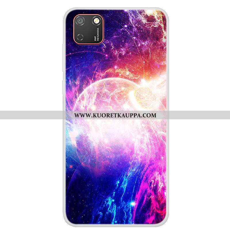 Kuori Huawei Y5p, Kuoret Huawei Y5p, Kotelo Huawei Y5p Pehmeä Neste Suojaus Maalaus Puhelimen Sinine