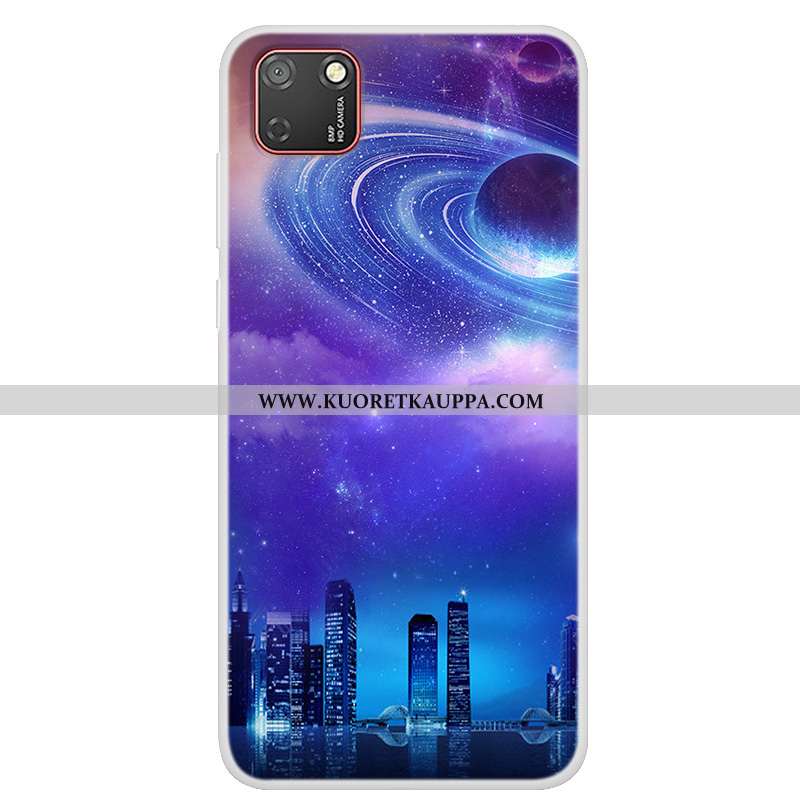 Kuori Huawei Y5p, Kuoret Huawei Y5p, Kotelo Huawei Y5p Pehmeä Neste Suojaus Maalaus Puhelimen Sinine