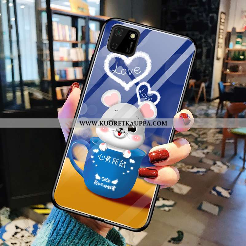 Kuori Huawei Y5p, Kuoret Huawei Y5p, Kotelo Huawei Y5p Pehmeä Neste Valo Pieni Peili Kova Punainen