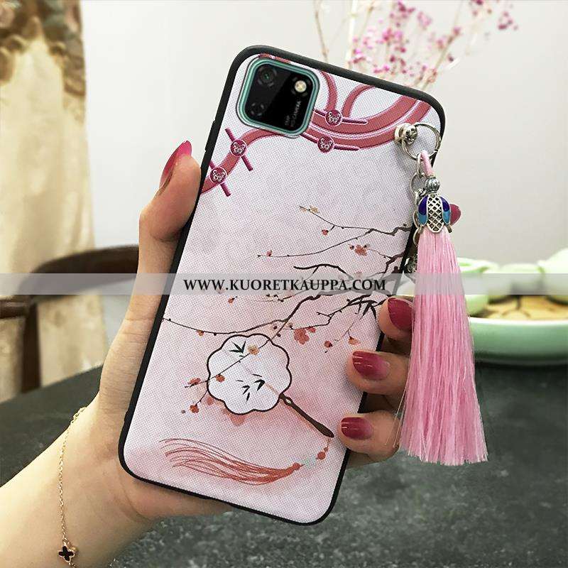 Kuori Huawei Y5p, Kuoret Huawei Y5p, Kotelo Huawei Y5p Silikoni Luova Palatsi Puhelimen Pinkki