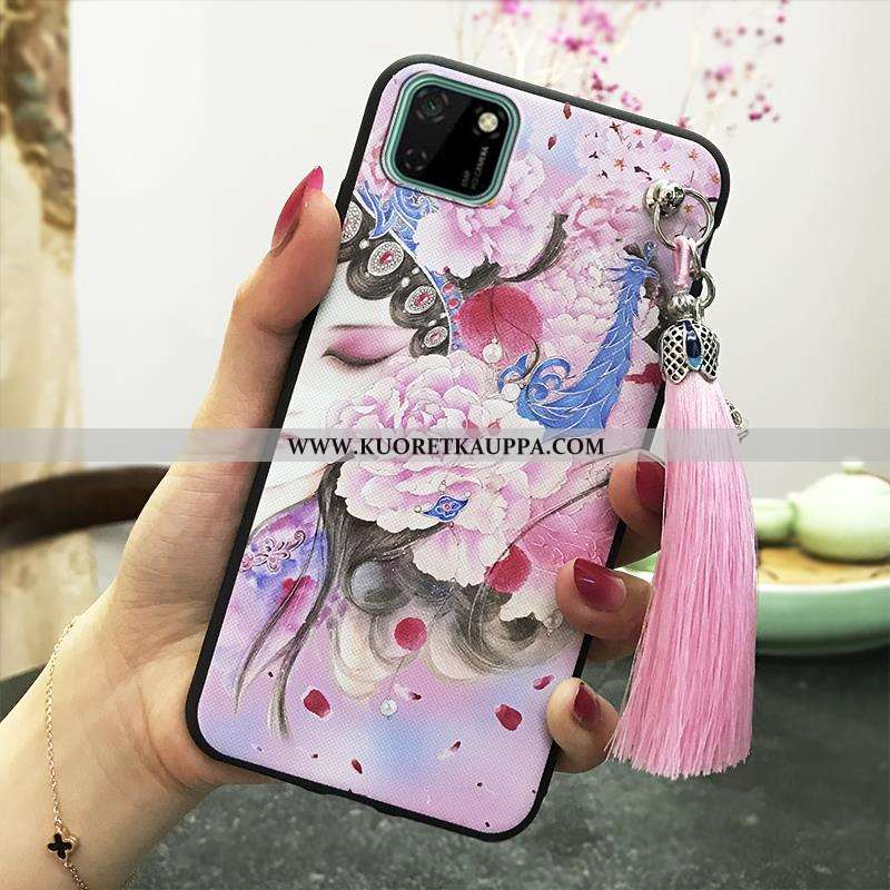 Kuori Huawei Y5p, Kuoret Huawei Y5p, Kotelo Huawei Y5p Silikoni Luova Palatsi Puhelimen Pinkki