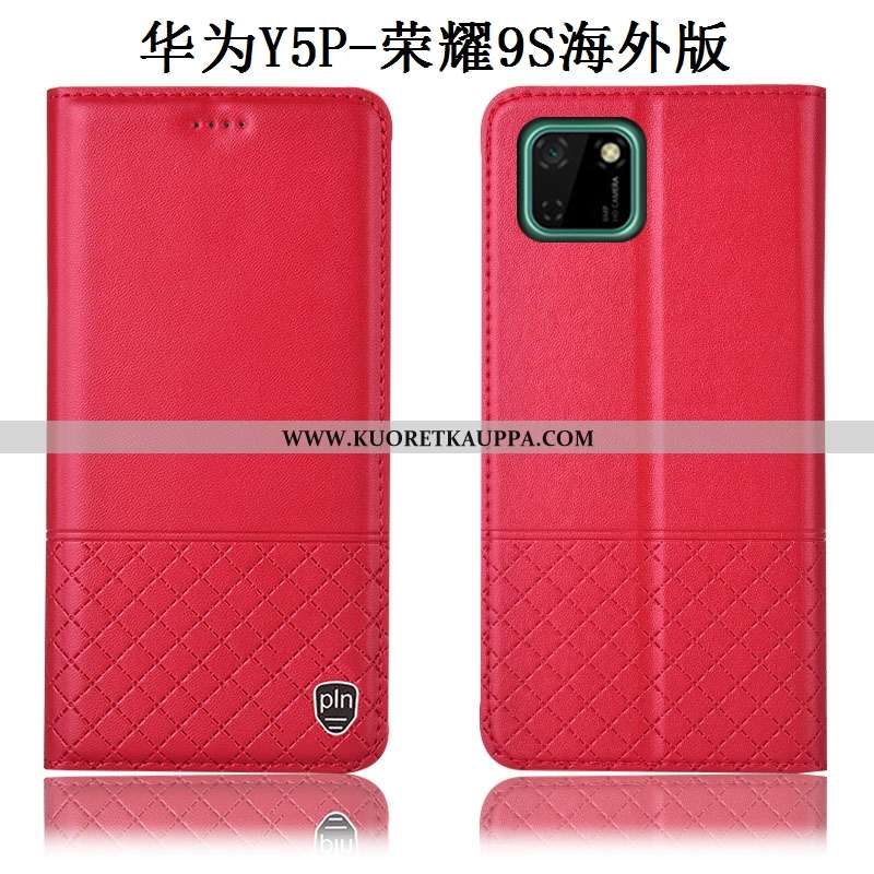 Kuori Huawei Y5p, Kuoret Huawei Y5p, Kotelo Huawei Y5p Suojaus Aito Nahka All Inclusive Murtumaton K